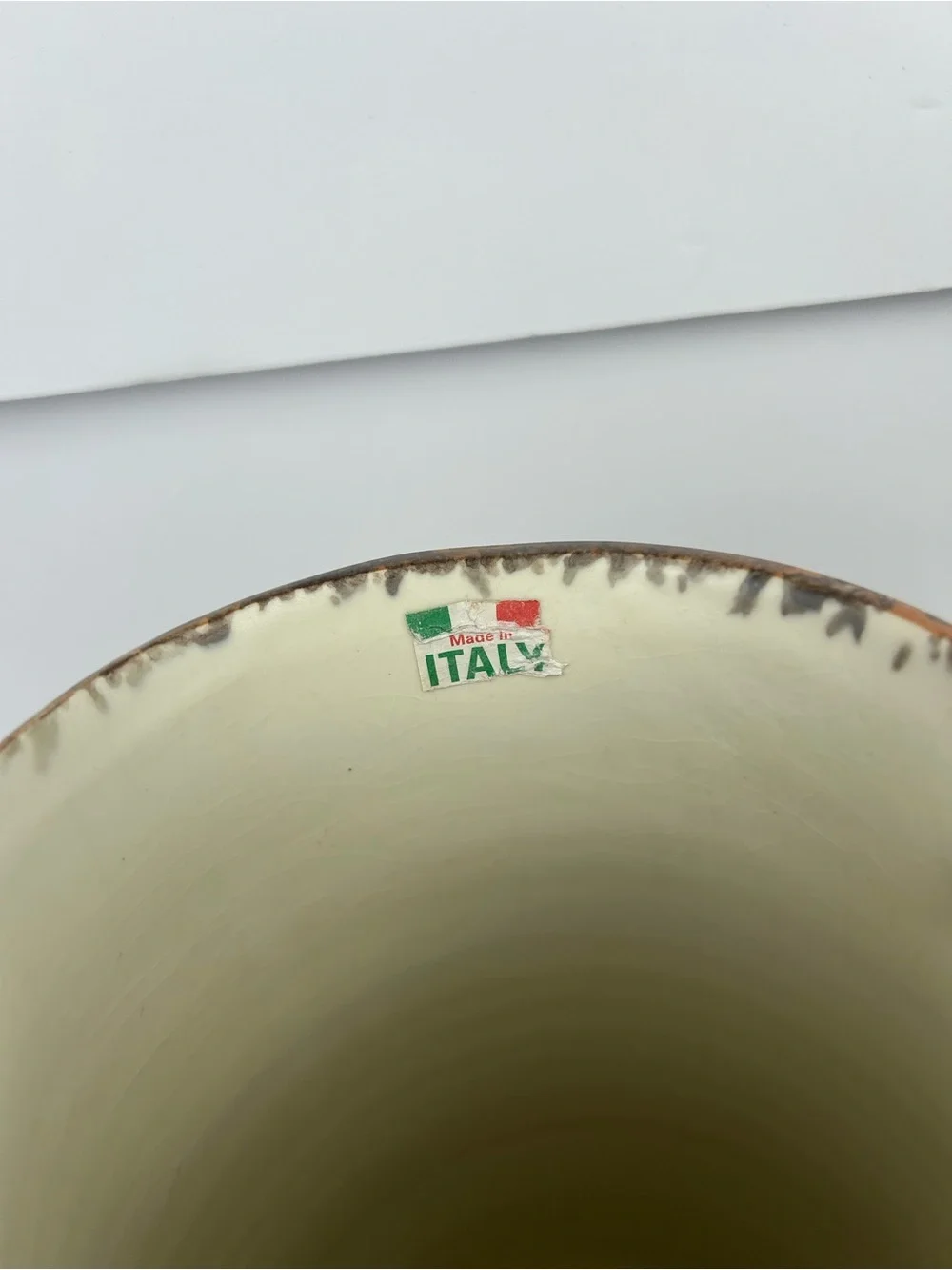Pier 1 Imports Italian Earthenware Harvest Pitcher Autumn Corn Pomegranate